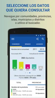 Elecciones android App screenshot 2